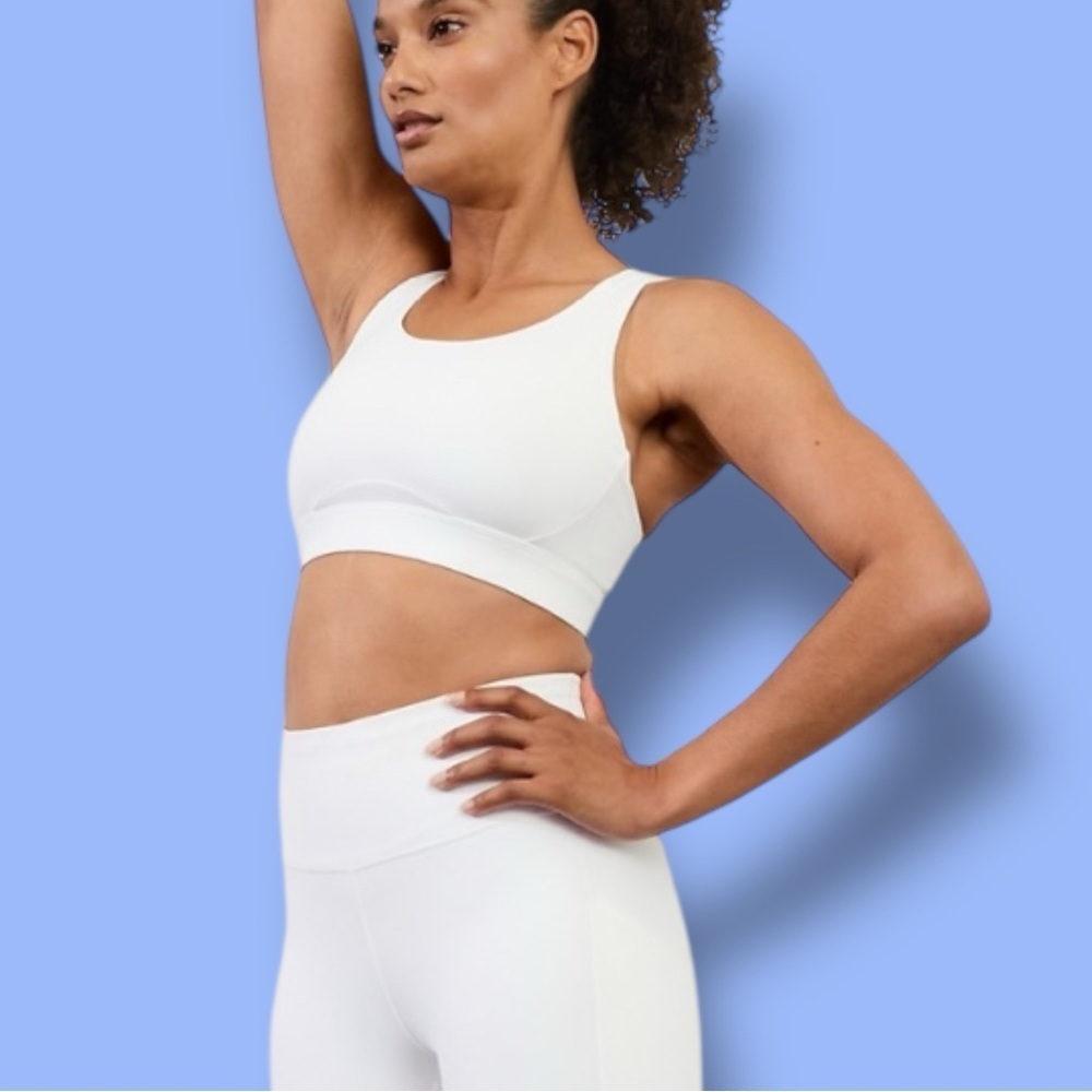 ATHLETA Interval Bra D-DD - 1X White